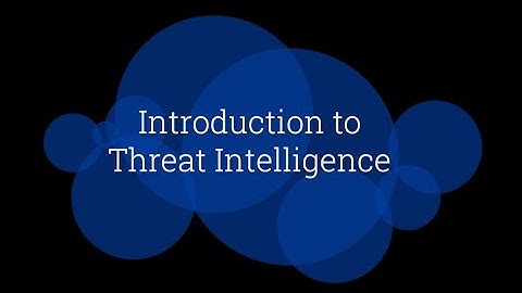 Introduction to Threat Intelligence