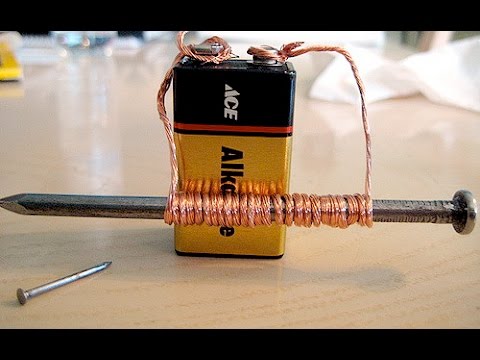 How To Make An Electromagnet At Home Youtube