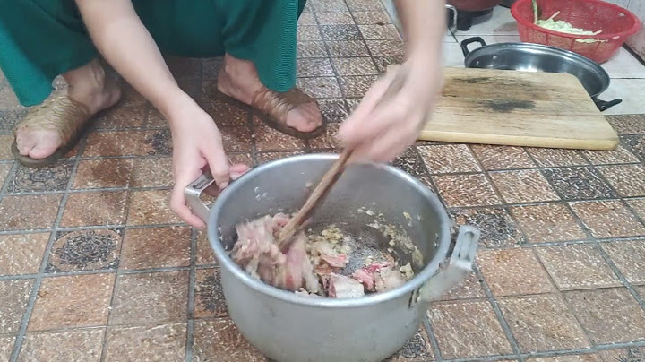 Cách nấu thịt gà kho