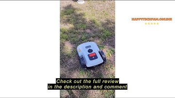 Review YARDCARE Robotic Lawn Mower, Smart Robot Lawnmower with Obstacle Avoidance, Scheduled Cutting