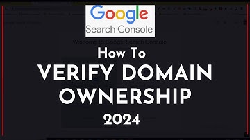 Verify Domain Ownership Via DNS Record In 2024 In 2Minutes (Google Search Console Verification)