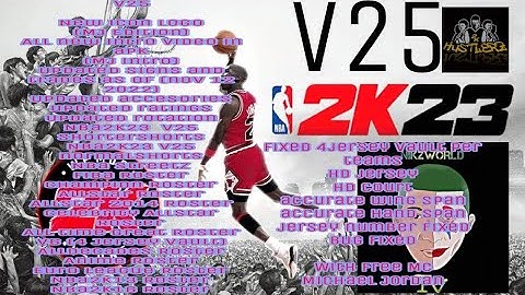 NBA 2K20 UPDATED TO 2K23 ROSTER V25 (as of november 12 2022) late upload