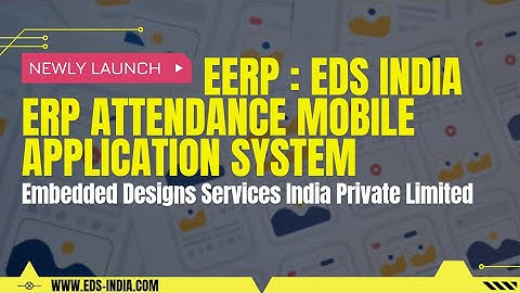ERP Attendance Management System @Edsindia2015 | Mobile application