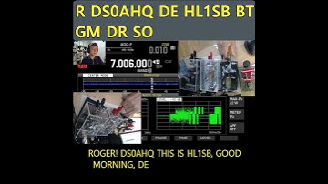 Short morse radio in English #morsecode #radio-telegraph #ds0ahq #A1-club #hl1sb #CW정기교신 #CW #bugkey