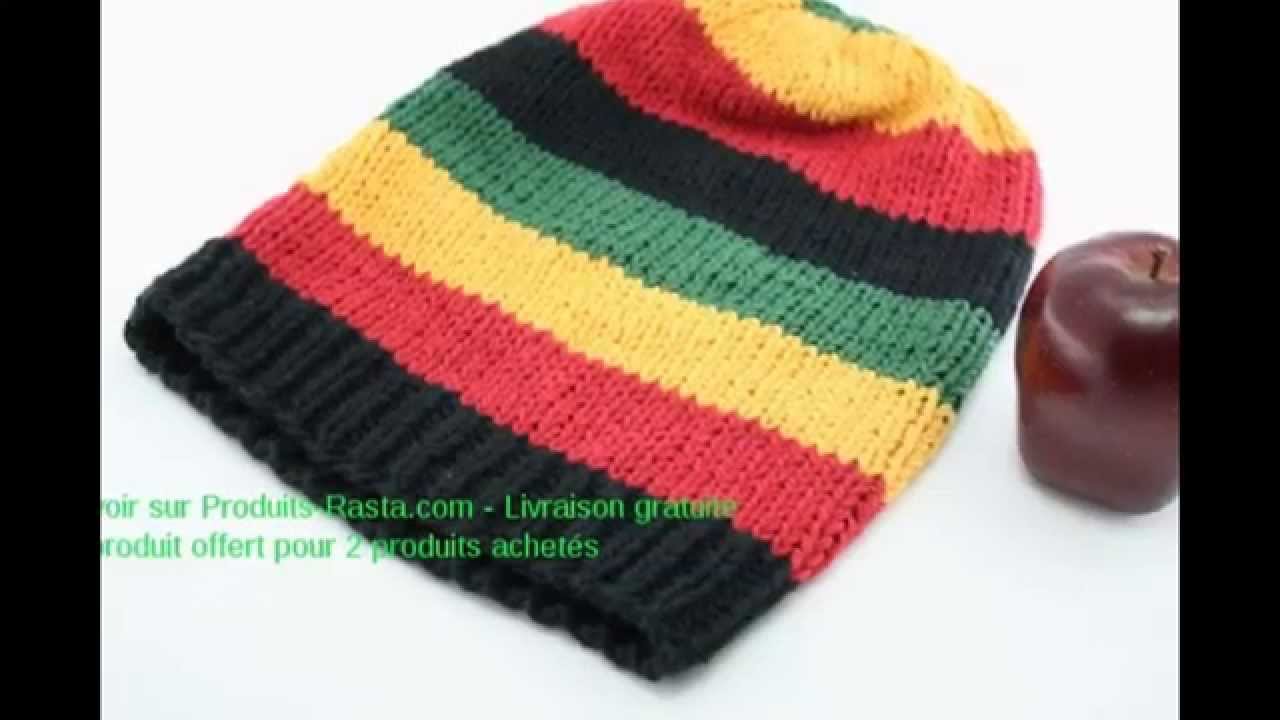 tricoter un bonnet rasta