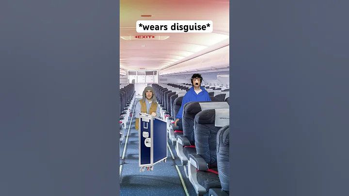 When The Flight Attendant Goes Around With Snacks 🤣 #shorts #relatable