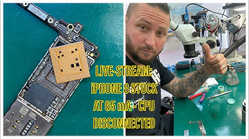LIVE-STREAM - iPHONE 8 STUCK AT 65 mA - NO BOOT - CPU REBALL LIVE - A11 CPU REBALL TUTORIAL