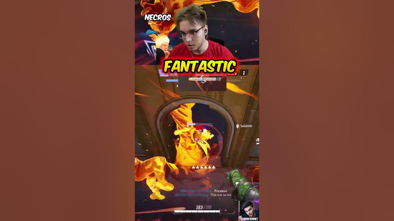 Necros Shows Why Human Torch Is OP❗#marvelrivals