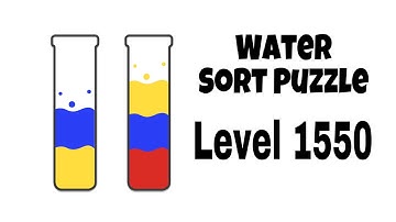 Water Sort Puzzle Level 1550