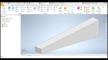 Part 1 The Blank - CO2 Dragster in Inventor
