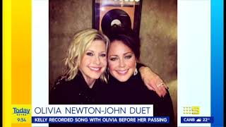 Kelly Lang speaks of her duet with Olivia Newton-John on Today in Australia