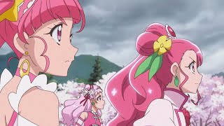 「映画プリキュアミラクルリープ」大迫力のバトル！　特別映像公開　キュアミルキー＆キュアアンジュが共闘　キュアマシェリ＆キュアアムールも