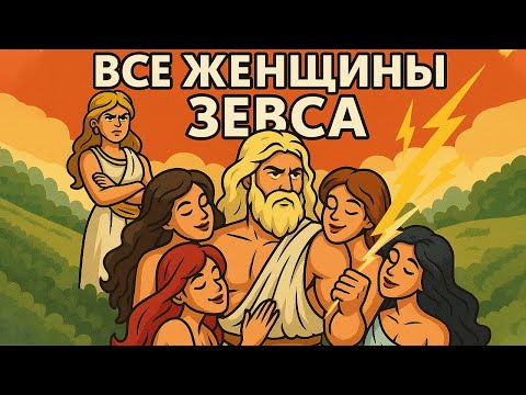ИСТОРИЯ ДЛЯ СНА: ВСЕ женщины бога ЗЕВСА и их дети - древнегреческая мифология