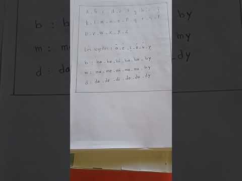 الحروف المتحركة و الحروف الصامتة في اللغة الفرنسية الحروف المتحركة و الحروف الصامتة في اللغة الفرنسية