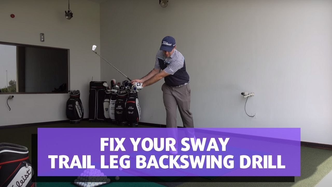 Create a stable lower body using the Trail Leg Backswing