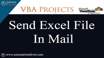 Send Excel File in Mail | VBA Projects (Hindi)