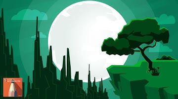 Flat silhouette illustration tutorial for complete beginners - Sketchbook pro - Digital illustration