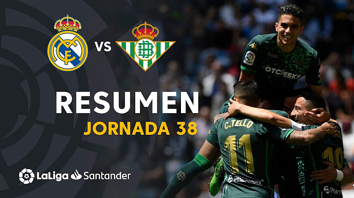 Highlights Real Madrid vs Real Betis (0-2)