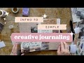 Simple creative journaling  how to get started with creative journaling