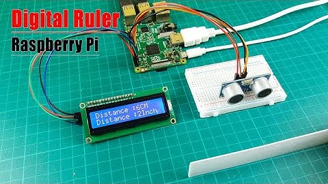 How to make a Digital ruler with a Raspberry Pi board | Raspberry Pi Projects