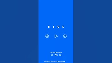 Blue Level 28 Walkthrough Hints (Bart Bonte) Detailed