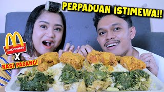 MUKBANG NASI PADANG X AYAM GULAI MCD!!! NIKMATNYAAAA..