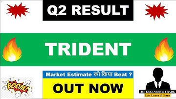Trident Q2 Results 2026 | Trident Results Today | Trident Share Latest News | Trident Share 