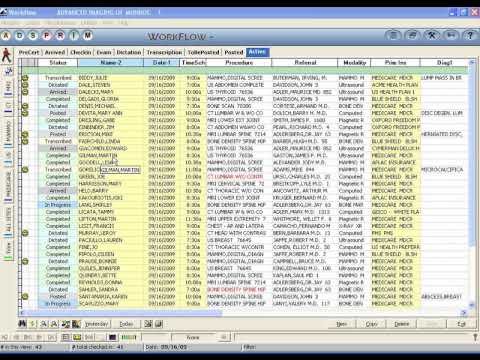 Radiology Information System (RIS) Software - MedicsRIS Workflow ADS