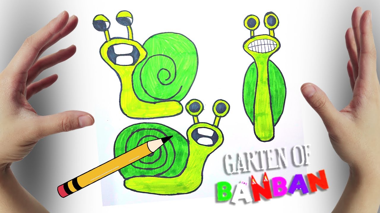 Como Desenhar e Pintar o Slow Seline do jogo Garten of Banban
