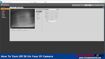 How To Turn Off IR On Your IP Camera Using Web Service