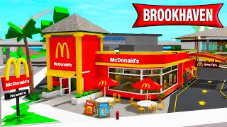 NOUVEAU RESTAURANT MCDONALD'S SUR BROOKHAVEN ROBLOX