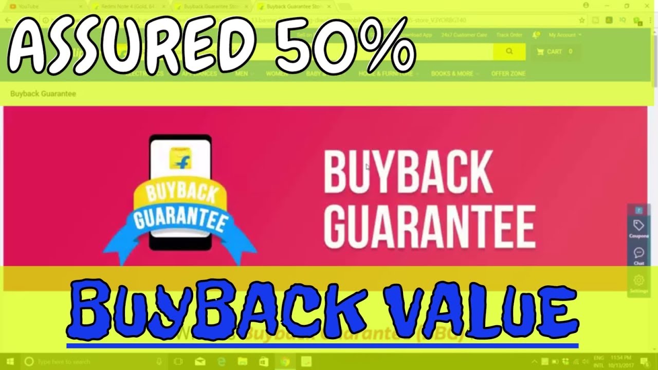 Flipkart Buyback guarantee offer for mobiles