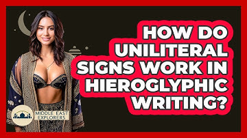 How Do Uniliteral Signs Work In Hieroglyphic Writing? - Middle East Explorers