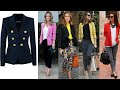 25 LOOKS  CON  BLAZER🧥 EN TONOS DIFERENTES PARA TODA OCASIÓN  MODA MUJER CASUAL E INFORMAL 💓👈