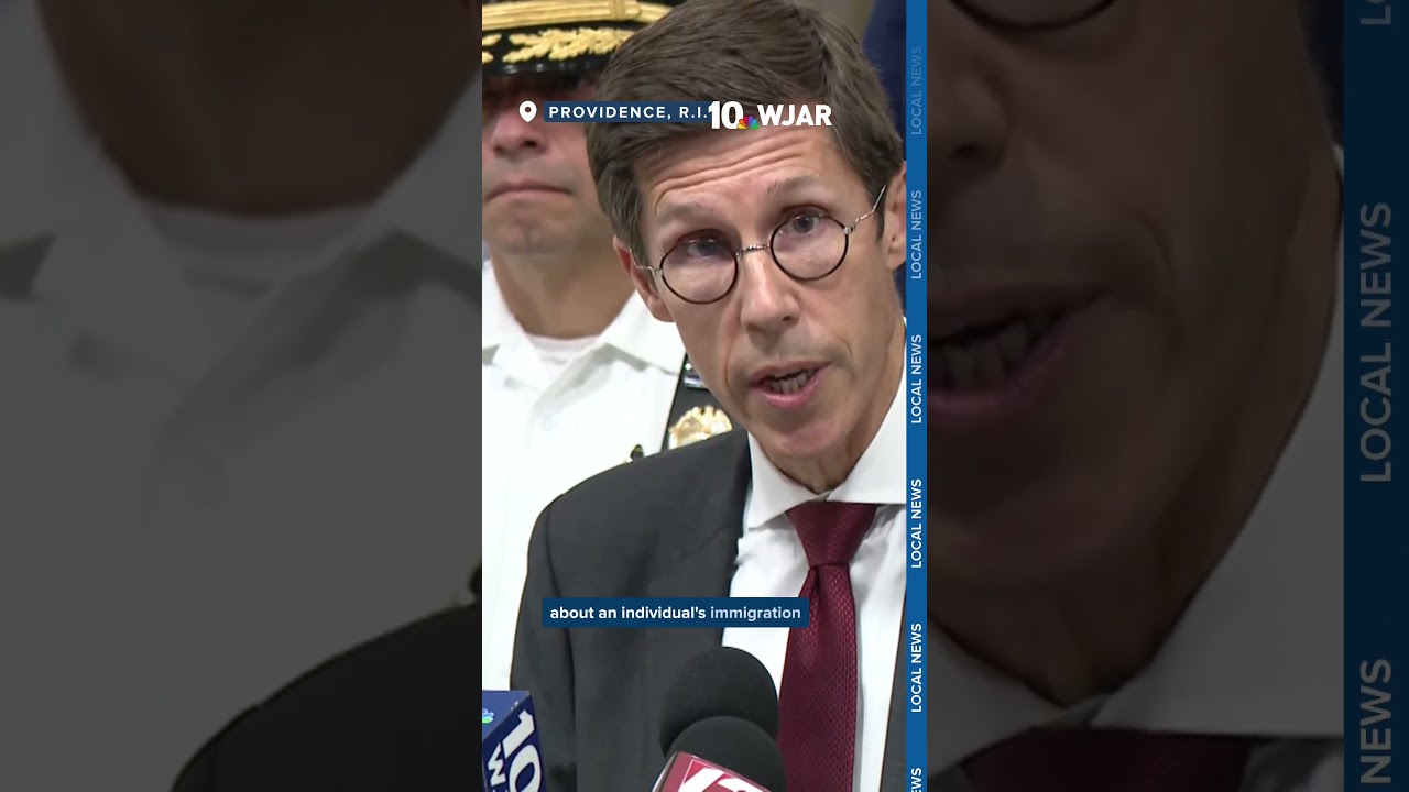 Providence Mayor Brett Smiley says city police officers will not serve as immigration officers