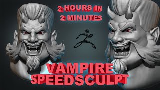 Vampire - Zbrush Speed Sculpt