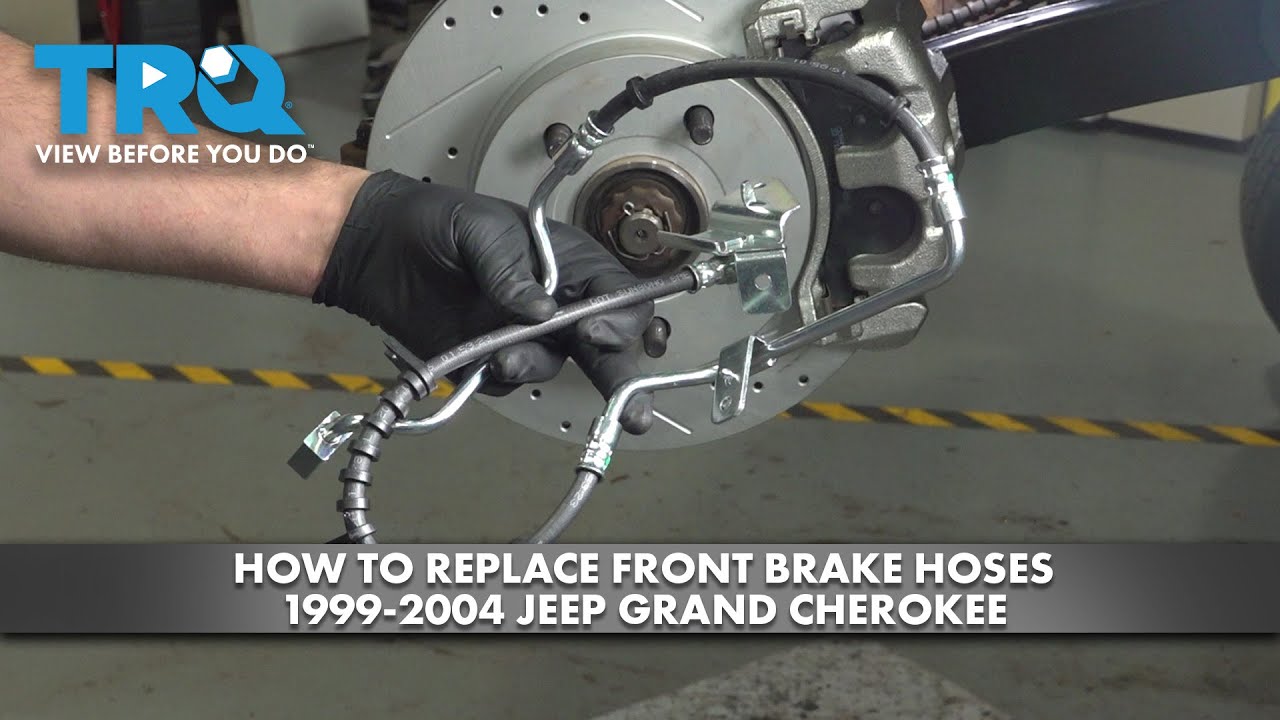 How to Replace Front Brake Hoses 1999-2004 Jeep Grand Cherokee - YouTube