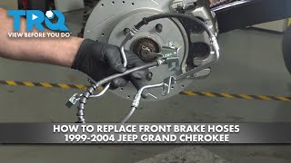How to Replace Front Brake Hoses 1999-2004 Jeep Grand Cherokee