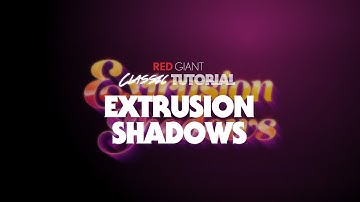 Classic Tutorial | Text Extrusion Shadows