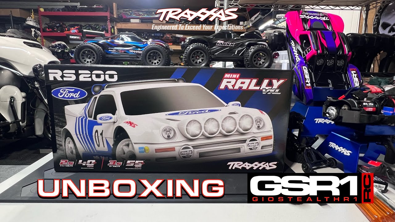 Traxxas Mini Rally VXL RS200 Распаковка 2025