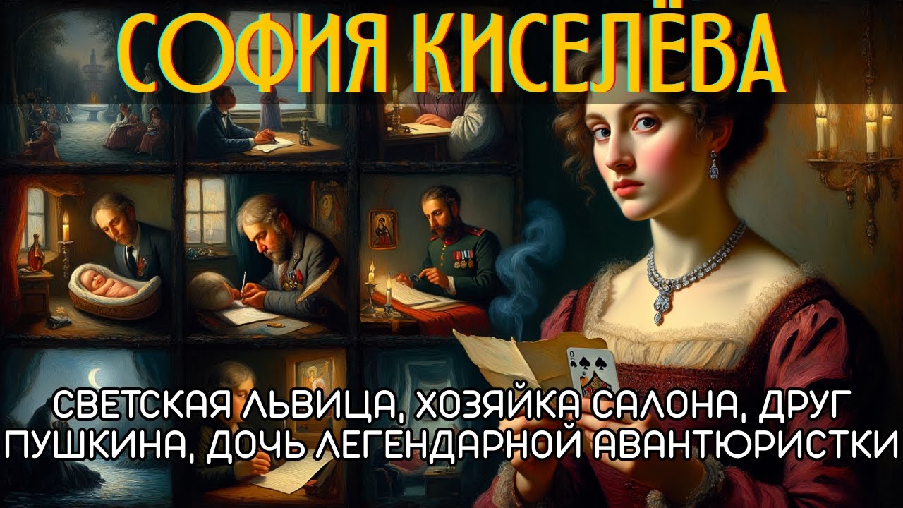 Муза Пушкина, дочь легендарной куртизанки и «Пиковая дама» русской истории🌙 История на ночь