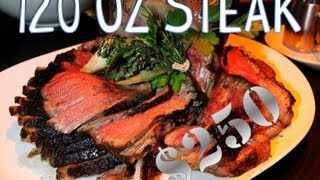 America's Most Expensive Food Challenge - 120oz Steak