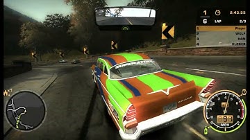 NFS Most Wanted 2005 DE - 1959 GAZ-13 Chaika Customization Tuning & Gameplay