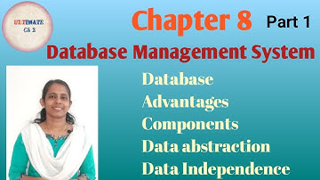 Chapter 8 Database Management System|Plus two Computer Science|Plus two Computer Application