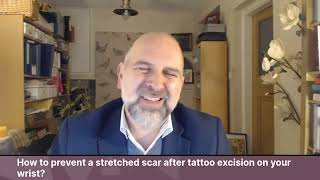 #AskJJ How to prevent a stretched scar after tattoo excision on your wrist