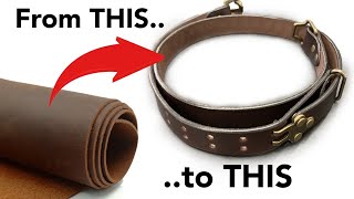 How Its Made: From Leather to Adjustable Belt
