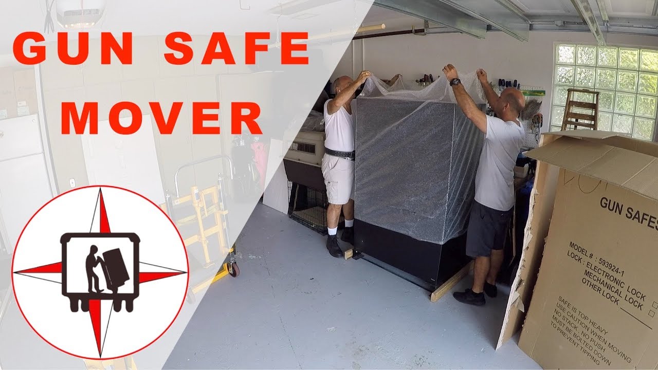 GUN SAFE MOVER GUN SAFE FROM GARAGE TO CLOSET YouTube