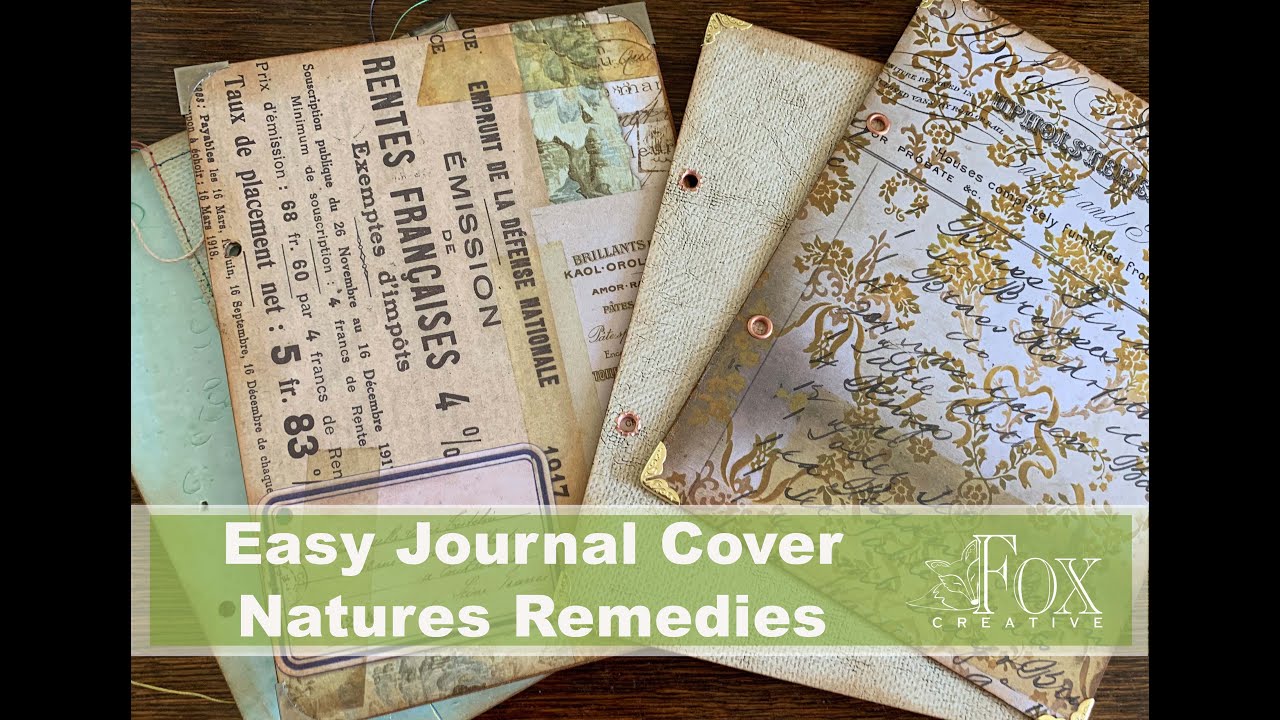 Basic Journal Cover: Natures Remedies