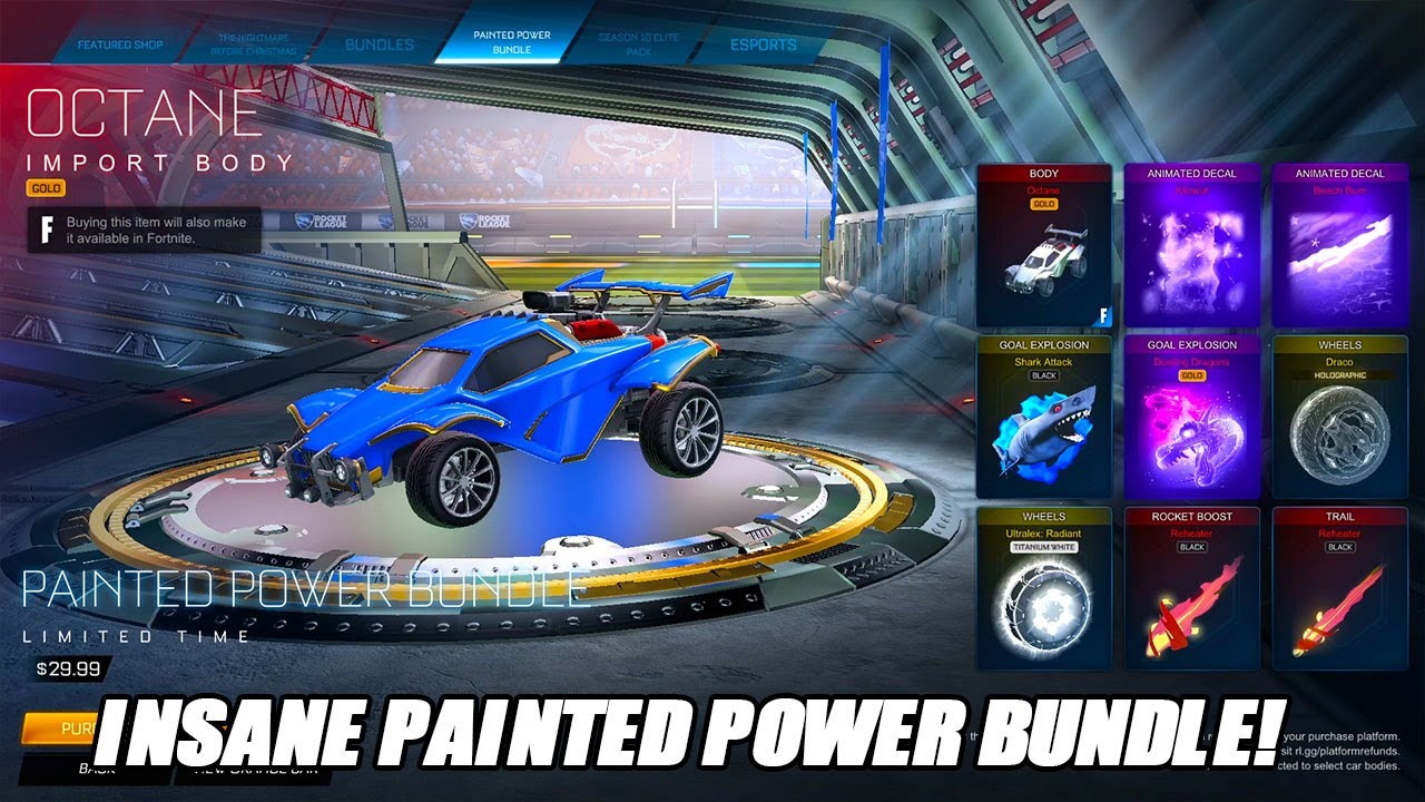 *NEW* Painted Power Bundle Showcase In Rocket League Item Shop Rocket League Item Shop Update