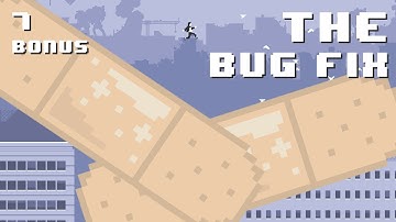 The Bug Fix | MAKING AN INFINITE RUNNER game like CANABALT #7 | UNITY TUTORIAL